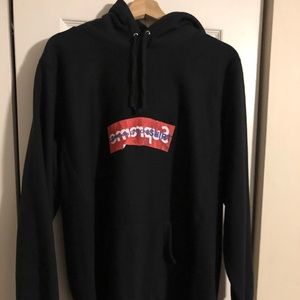 UA CDG Supreme Hoodie Large - New